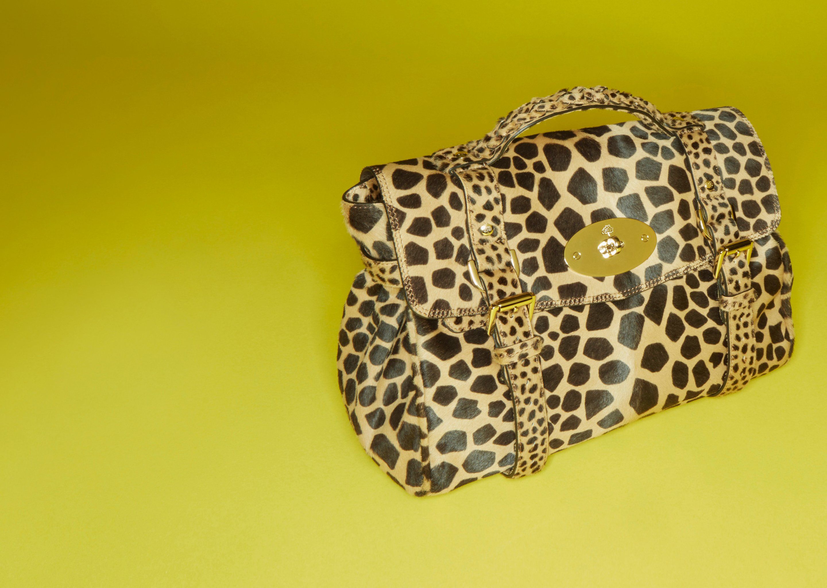 Pre-loved Bayswater-Tasche von Mulberry mit Leopardenmuster